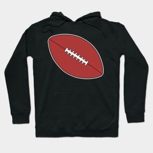 American Football Sticker Style Design Hoodie